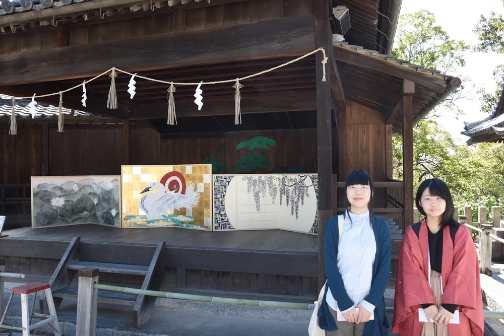 【倉敷屏風祭】倉敷芸術科学大学芸術学部学生と制作作品