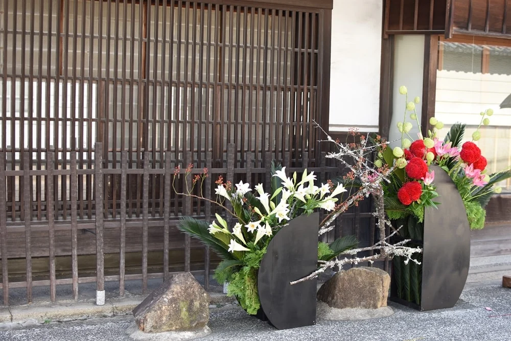 【倉敷屏風祭】街並みの生け花