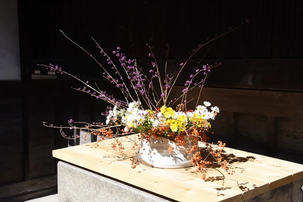 【倉敷屏風祭】街並みの生け花