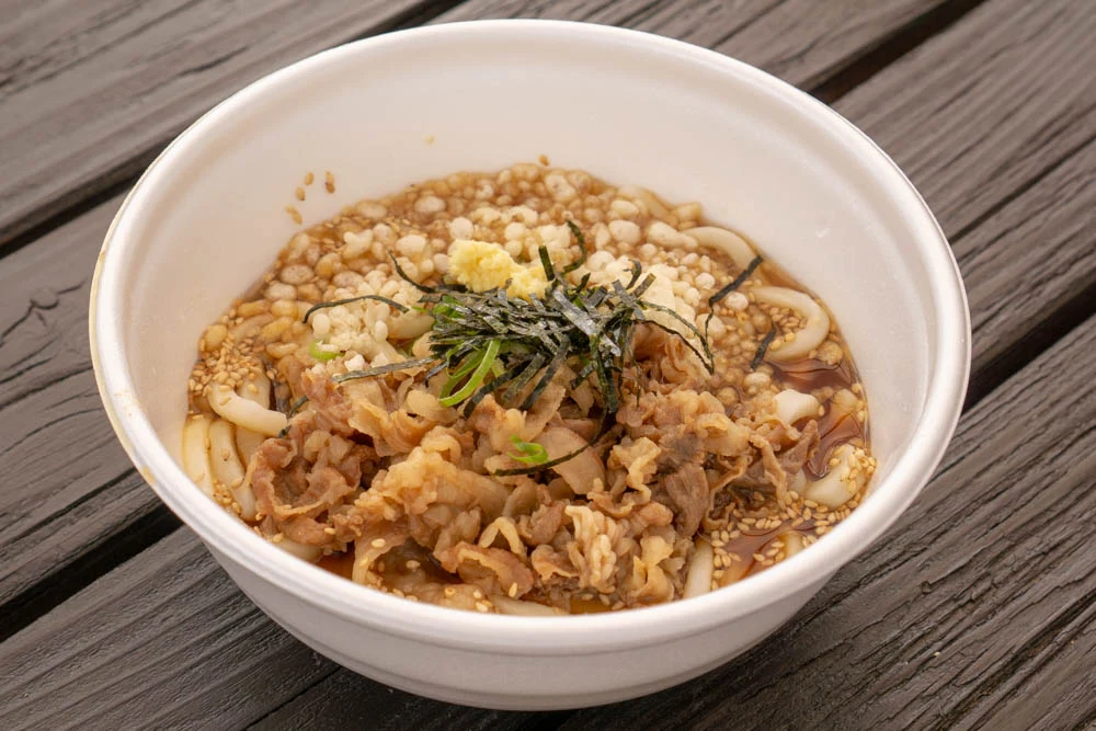 肉ぶっかけうどん