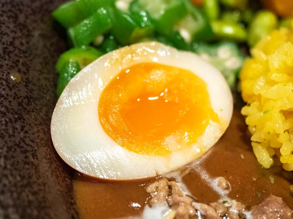 倉敷カレー ゆで玉子