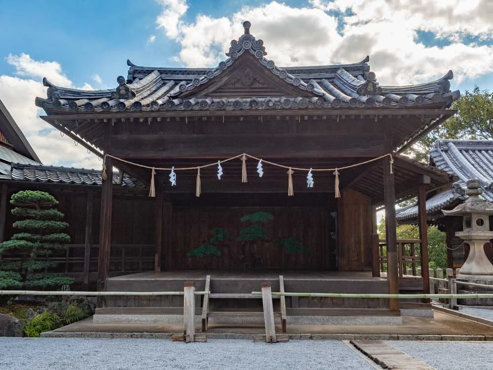 阿智神社 能舞台