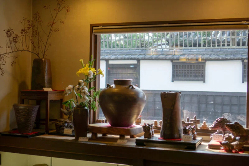 備前焼　花器