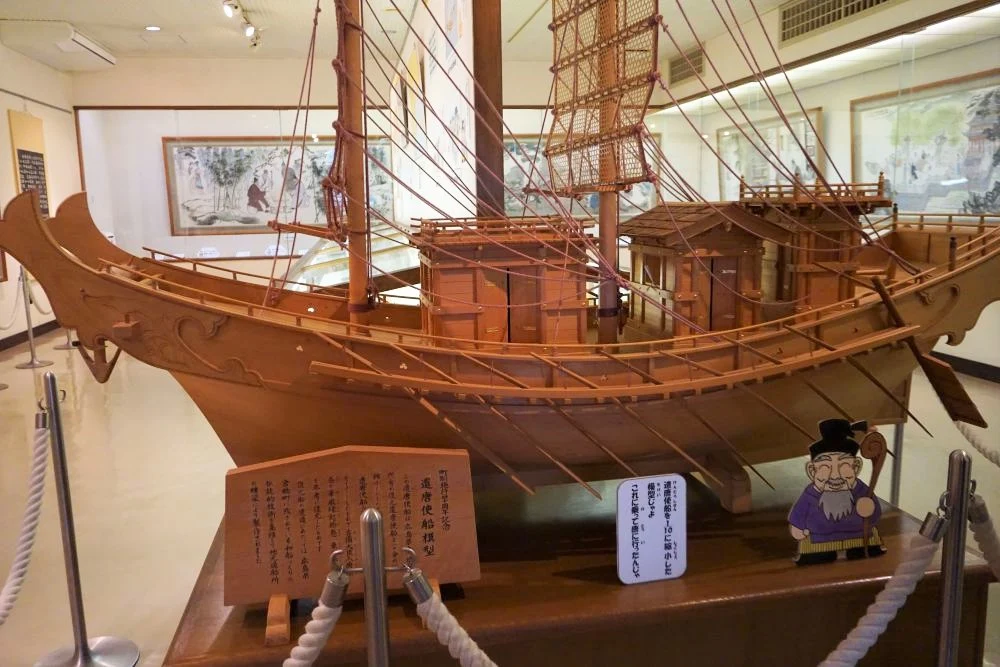 まきび記念館　遣唐使舟模型