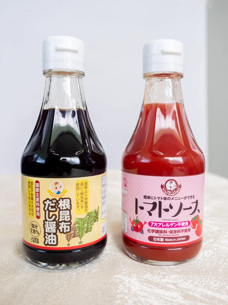 とら醤油:根昆布だし醤油とトマトソース