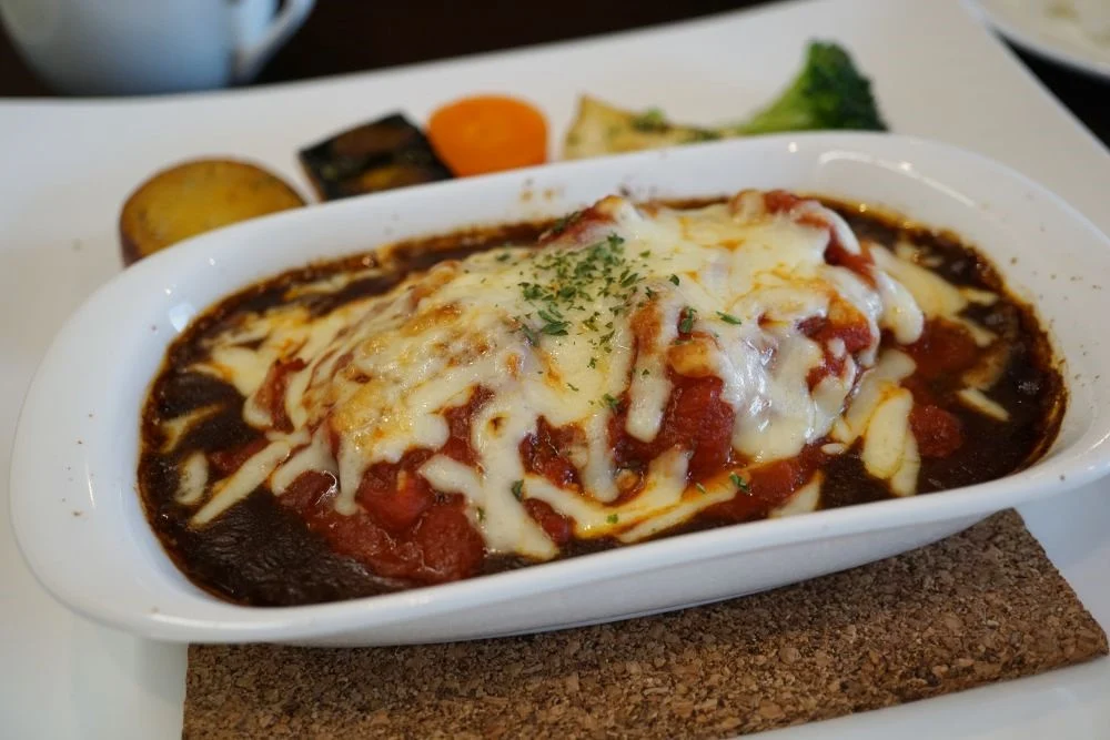 ぱさぱ ハンバーグチーズ焼き