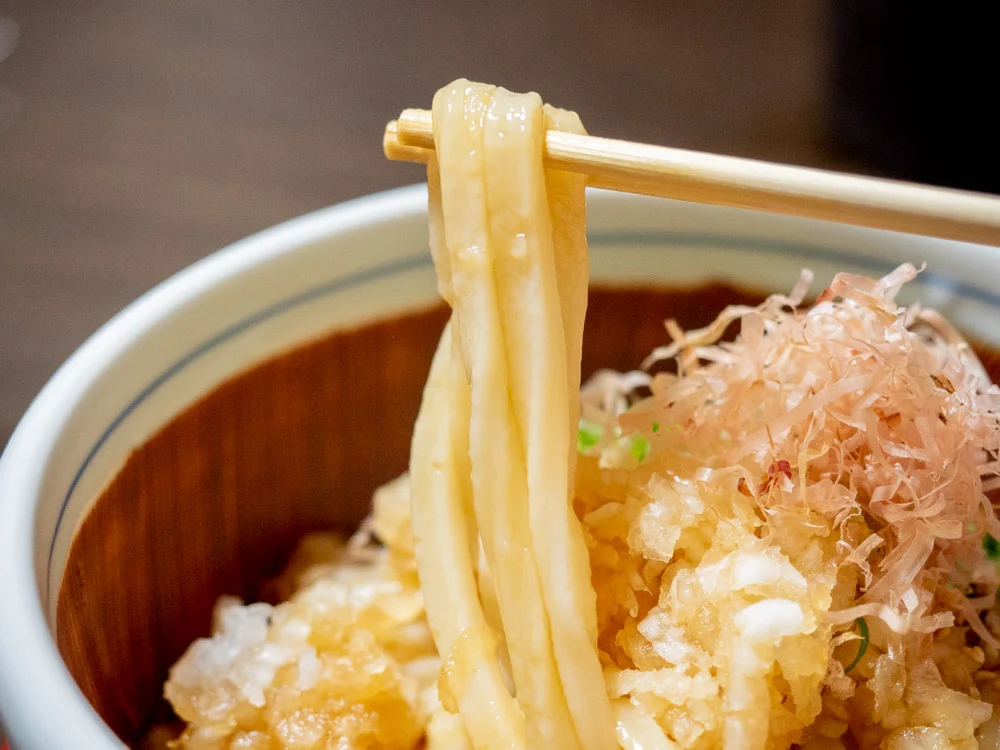 つゆは麺とよくからむ