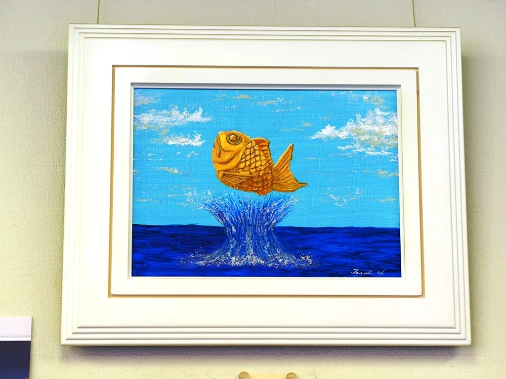 たい焼の絵画