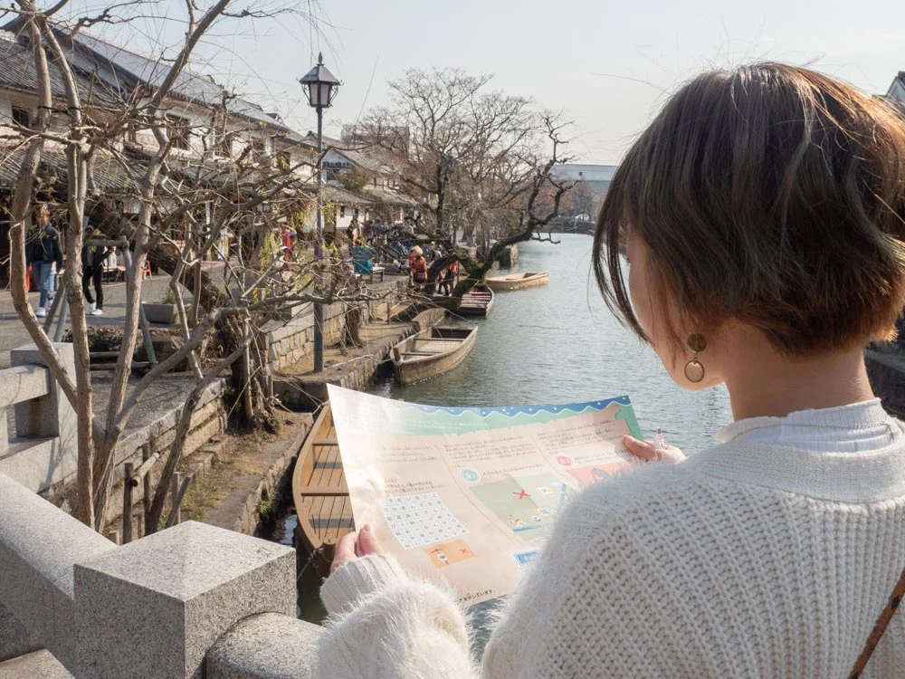 倉敷宝探し:謎解きしながら美観地区界隈を散策(倉敷川畔)