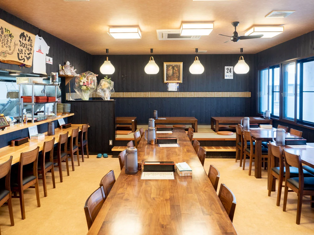 かわはら 店内のようす