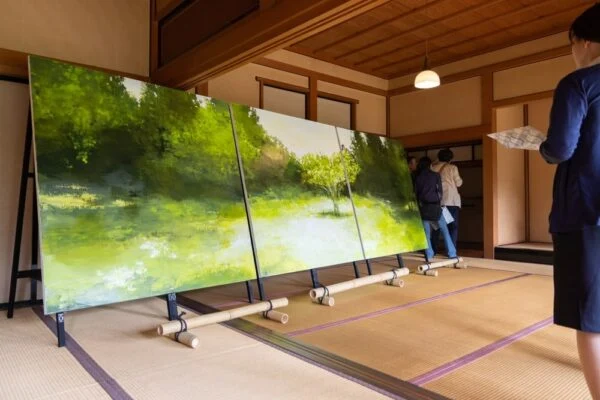 平成31年春の有隣荘特別公開 緑御殿的美緑 ～ 屋根と作品と庭の緑を堪能する展示