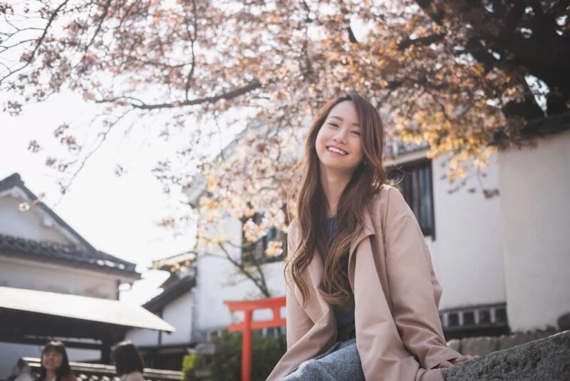 観龍寺前の桜