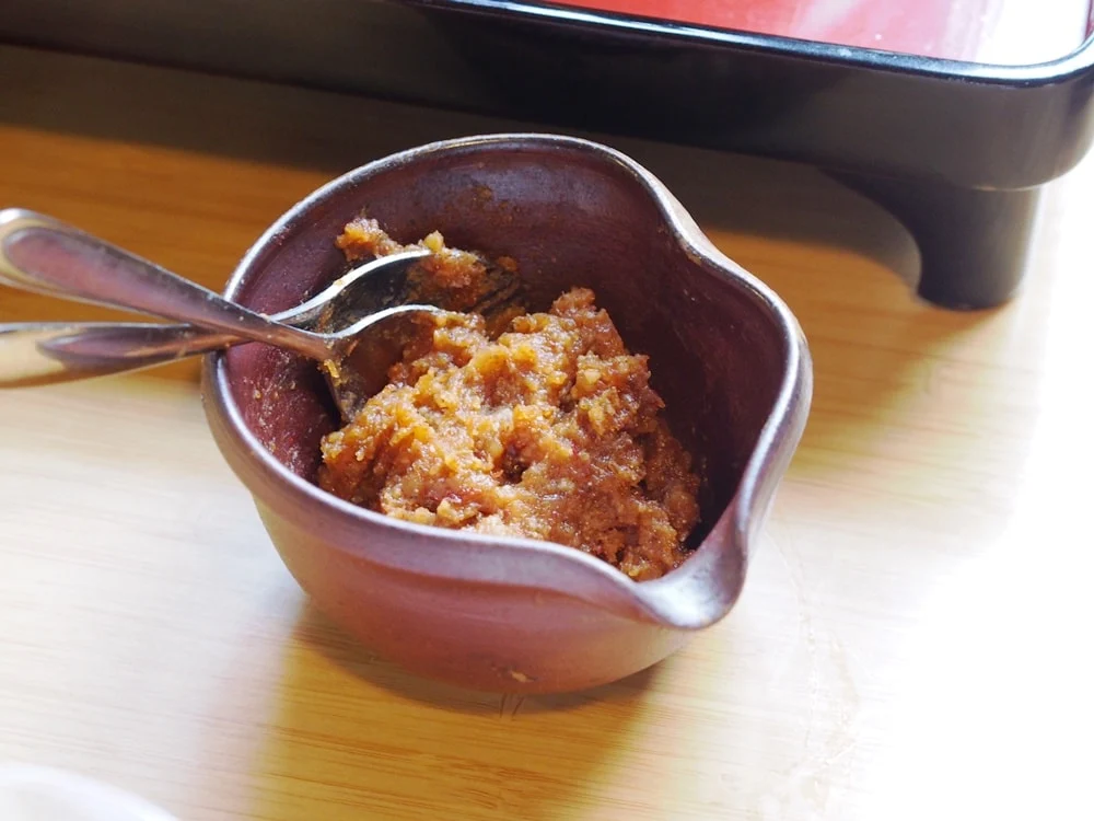 お食事処邑楽里(ゆらり)備中屋長衛門 姫御膳ランチ 玄米麺 辛味噌