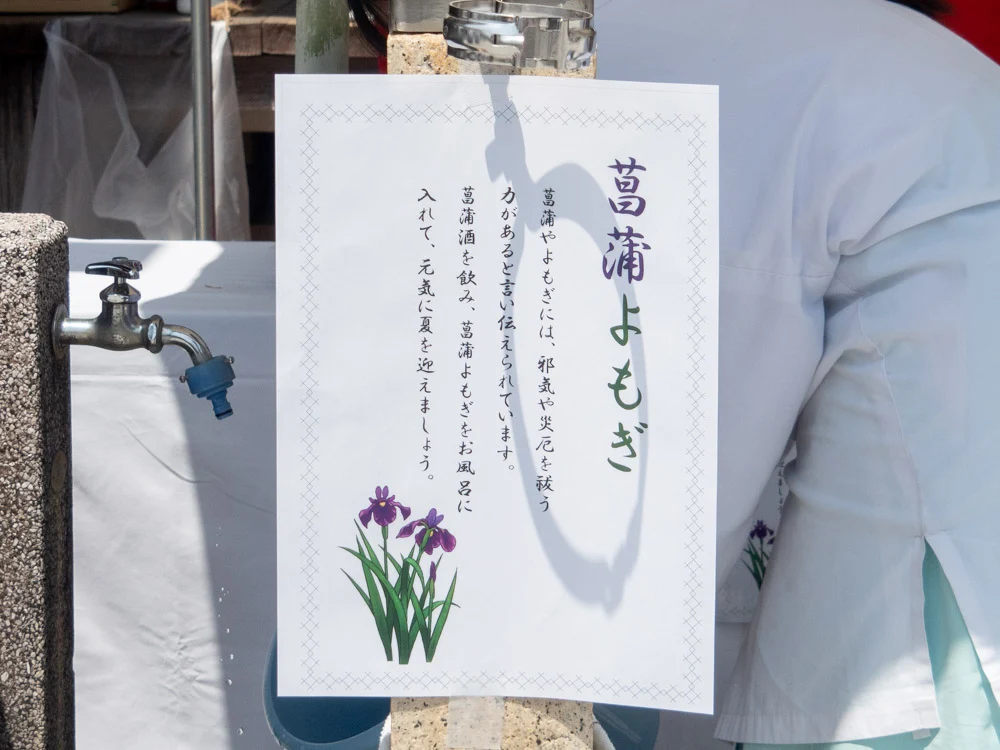 藤見の会(令和元年) 菖蒲 よもぎについて