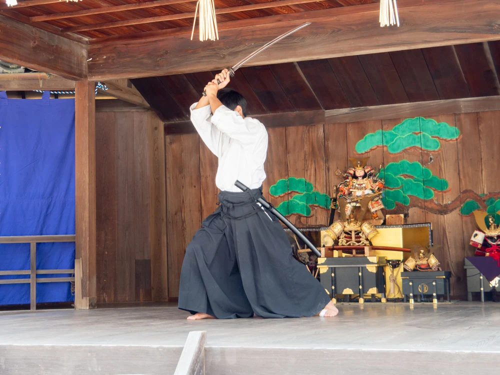 藤見の会(令和元年)での倉敷古武道祭のようす