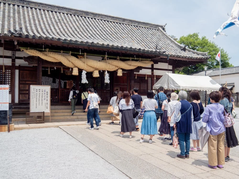 藤見の会(令和元年) 阿智神社拝殿のようす