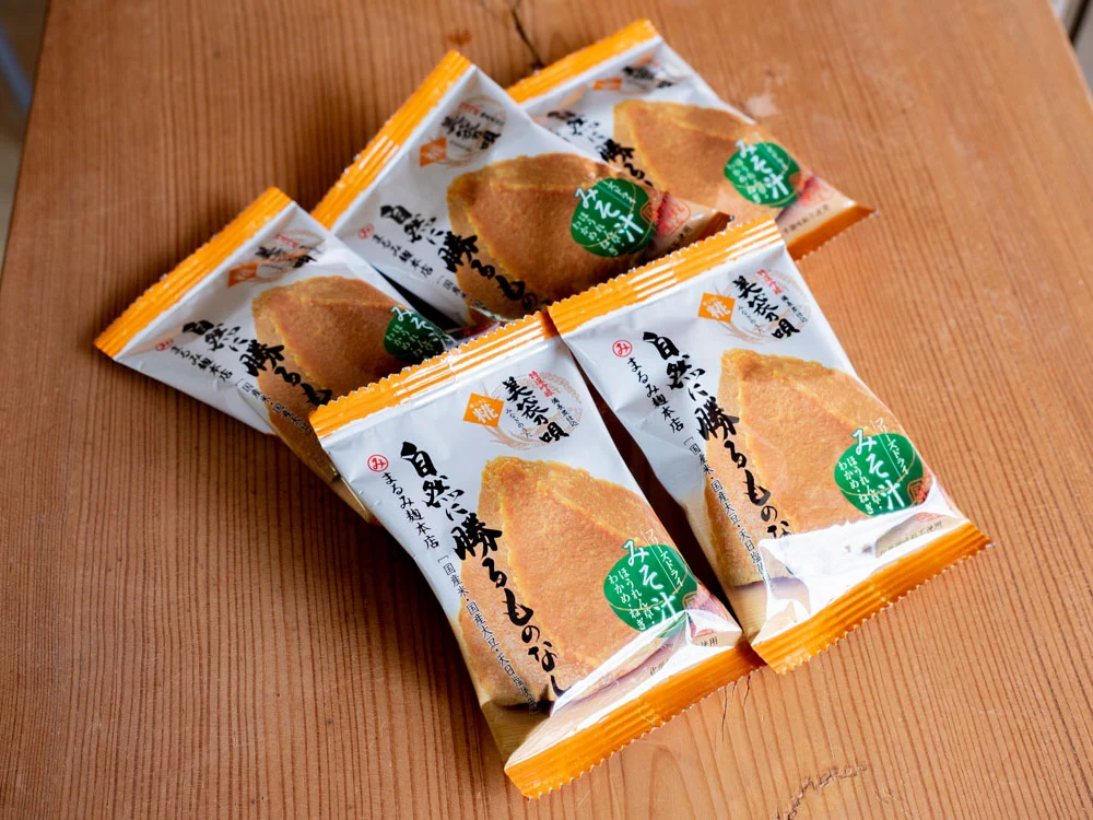 まるみ麹本店のフリーズドライ味噌汁
