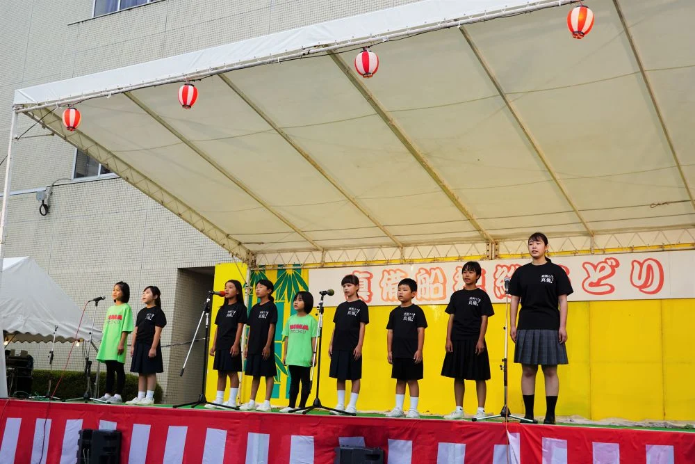 第13回真備・船尾総おどり 少年少女合唱団