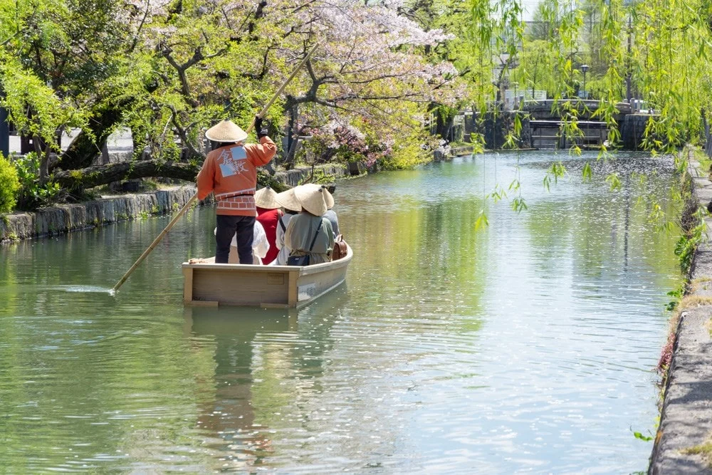 くらしき川舟流し