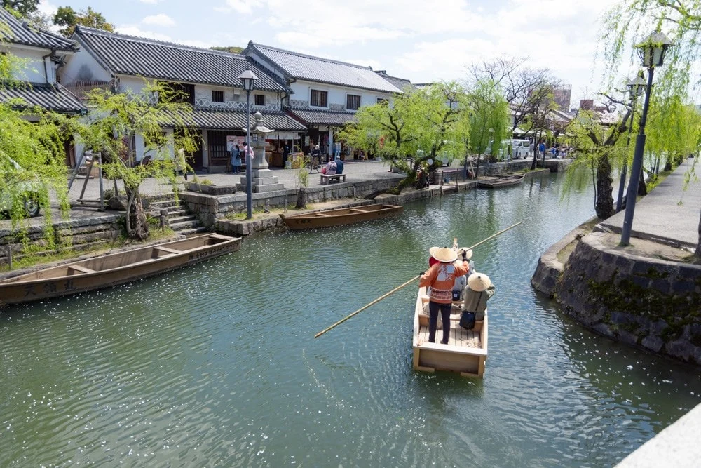 くらしき川舟流し