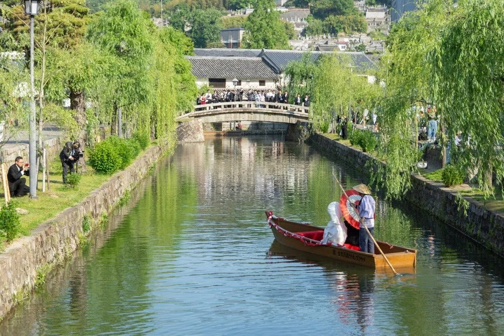 くらしき川舟流し 結婚式