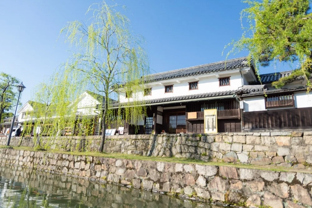 くらしき川舟流し 川からの眺め