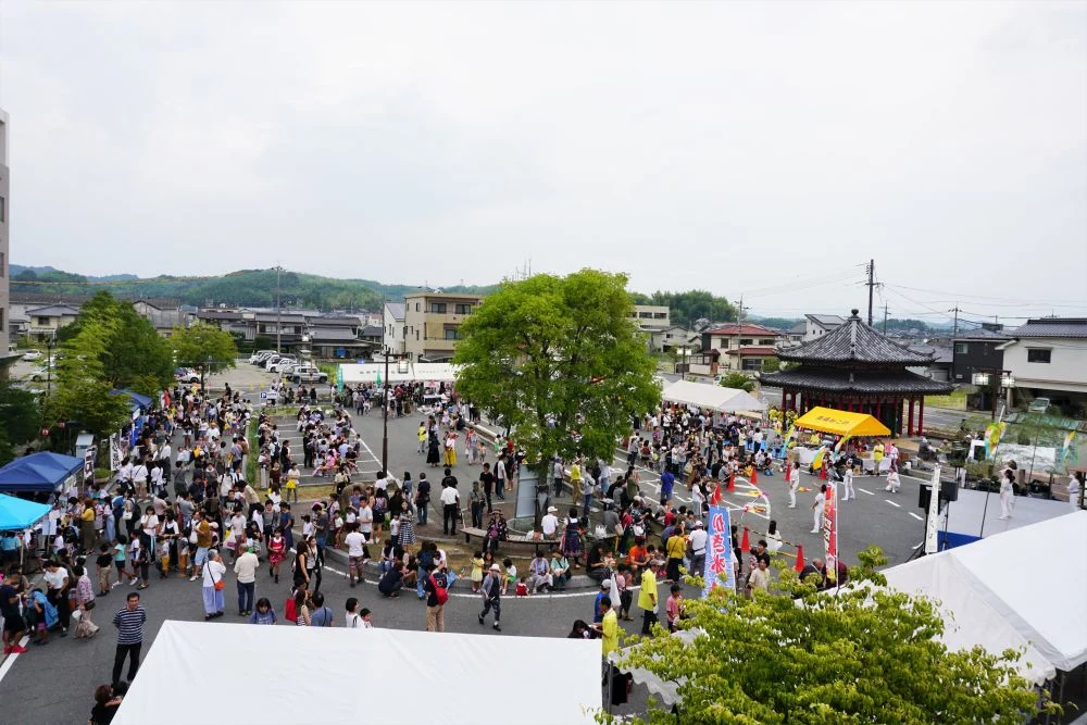 竹&ふれあいフェスタ 吉備真備駅前