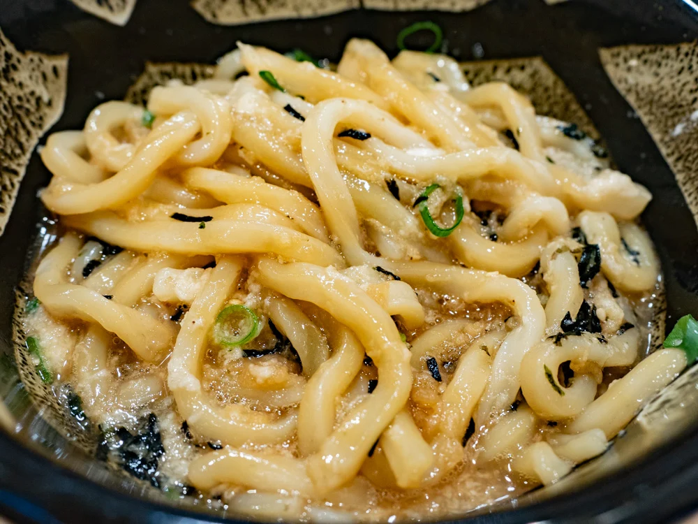 ふるいちの「ぶっとろ」をしっかりと混ぜ合わせたところ
