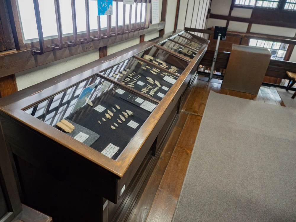 倉敷考古館:開館時からある展示ケース