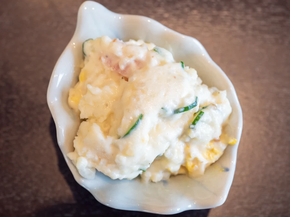 せりべの「せりべ御膳」のポテトサラダ