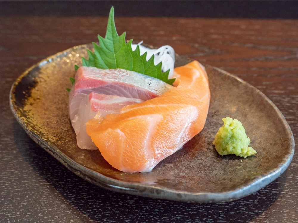 せりべの「せりべ御膳」の刺身