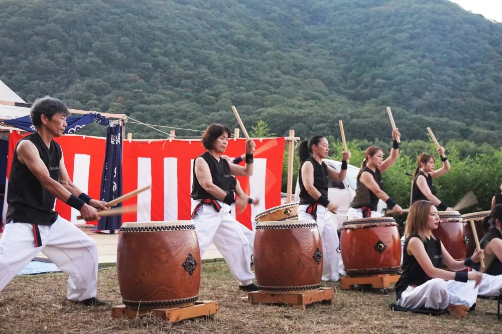 弾琴祭 吉備真備太鼓