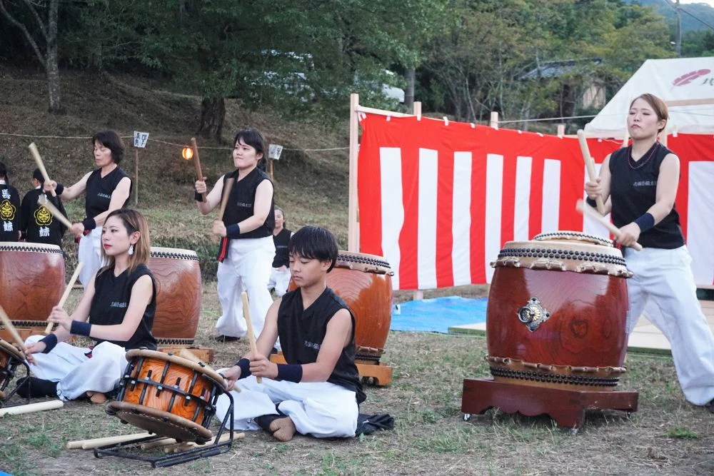 弾琴祭 吉備真備太鼓