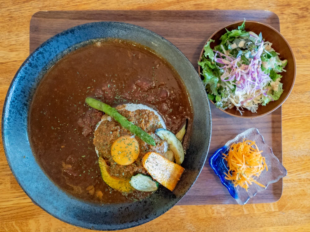 カフェ くらしき芸文館のキーマカレー