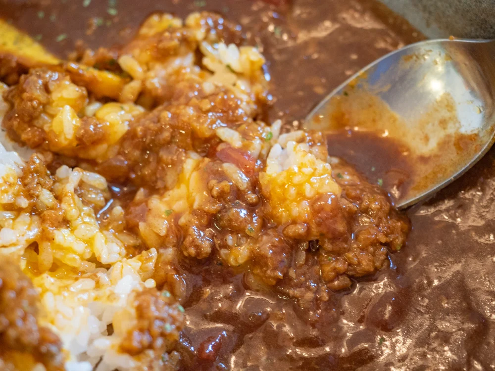 カフェ くらしき芸文館のキーマカレー