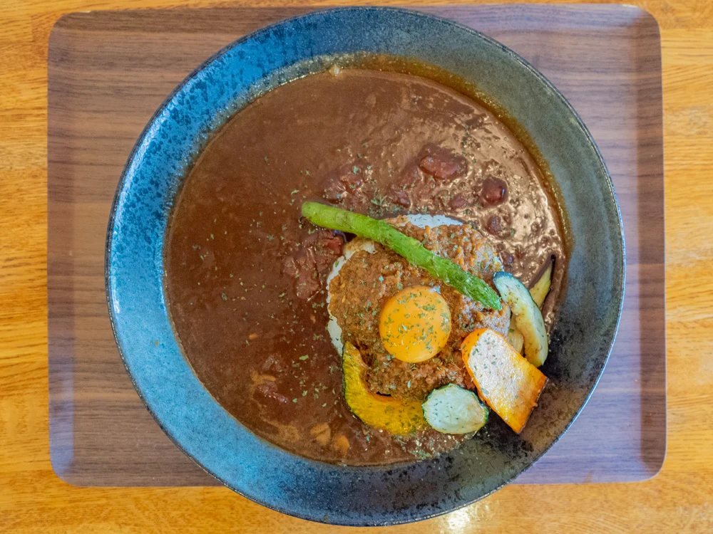 カフェ くらしき芸文館のキーマカレー