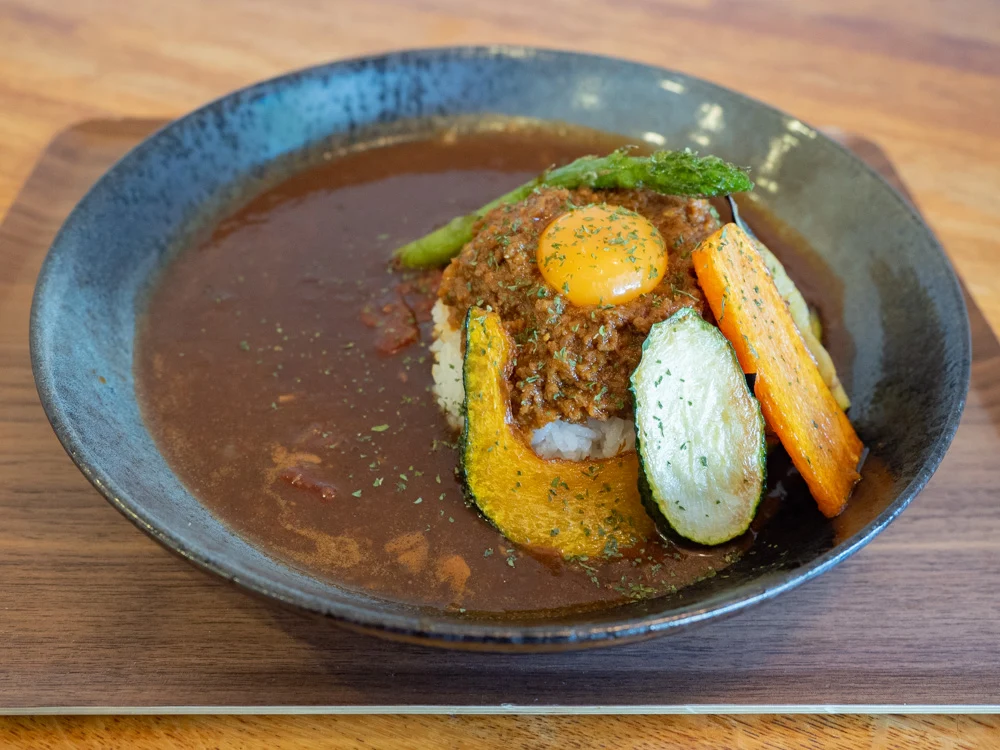 カフェ くらしき芸文館のキーマカレー