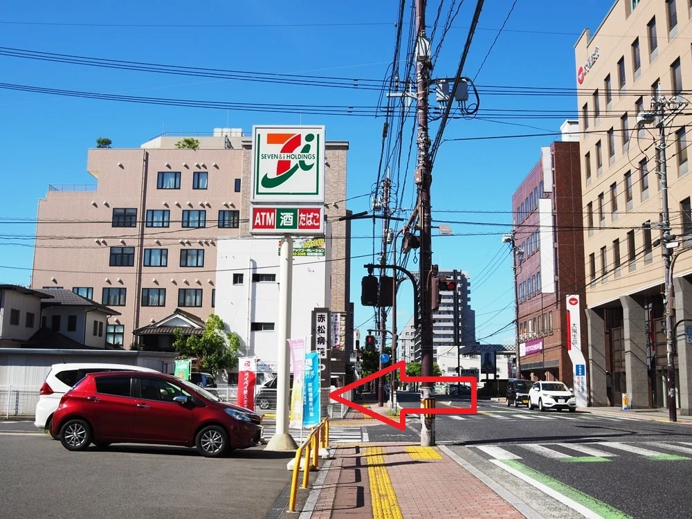 カフェ庭 道順