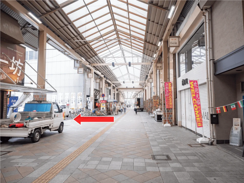 愛道園への行き方(センター街)