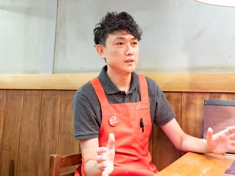 愛道園の代表 金光真吾さん