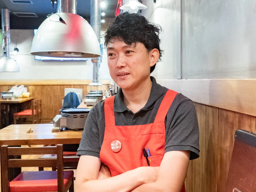愛道園の代表 金光真吾さん