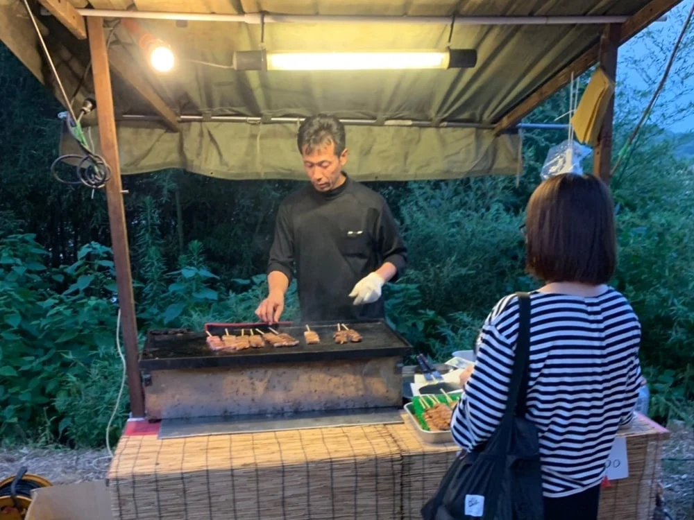 【吉備様夏祭り】屋台(やきとり)
