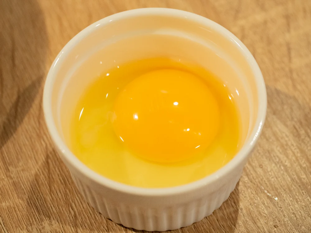 とも:シメうどんセットのたまご