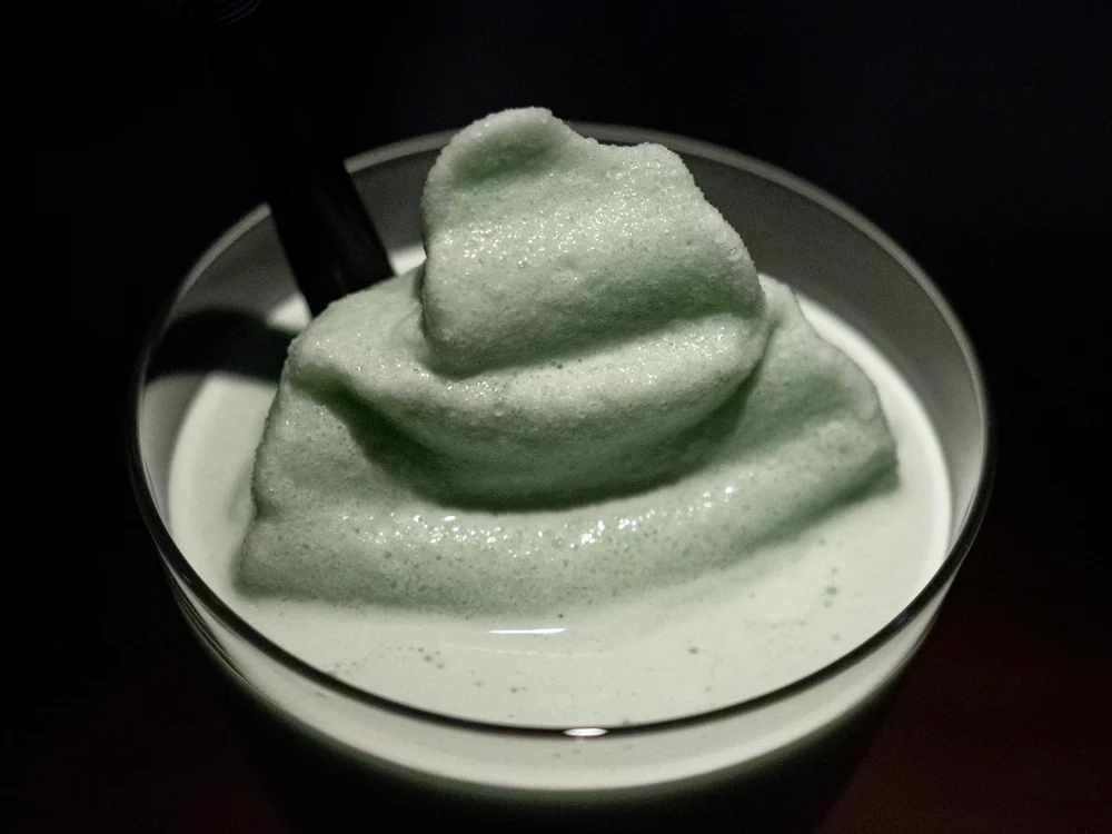 ディンプル:抹茶シェイクのクリーム