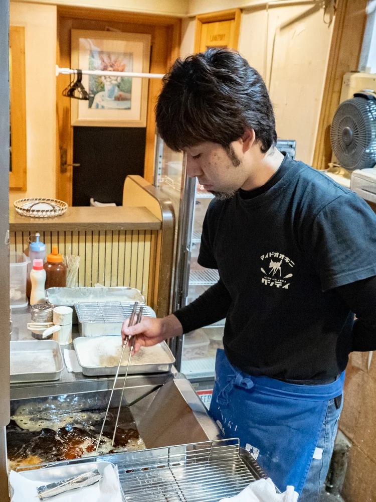 くし亭：スタッフ 鴨井 俊夫さん