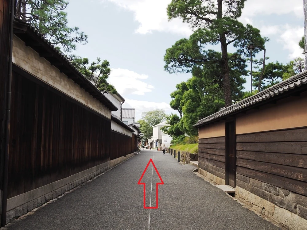 大原美術館裏路地