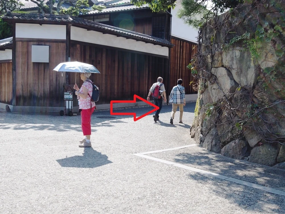 大原美術館裏路地