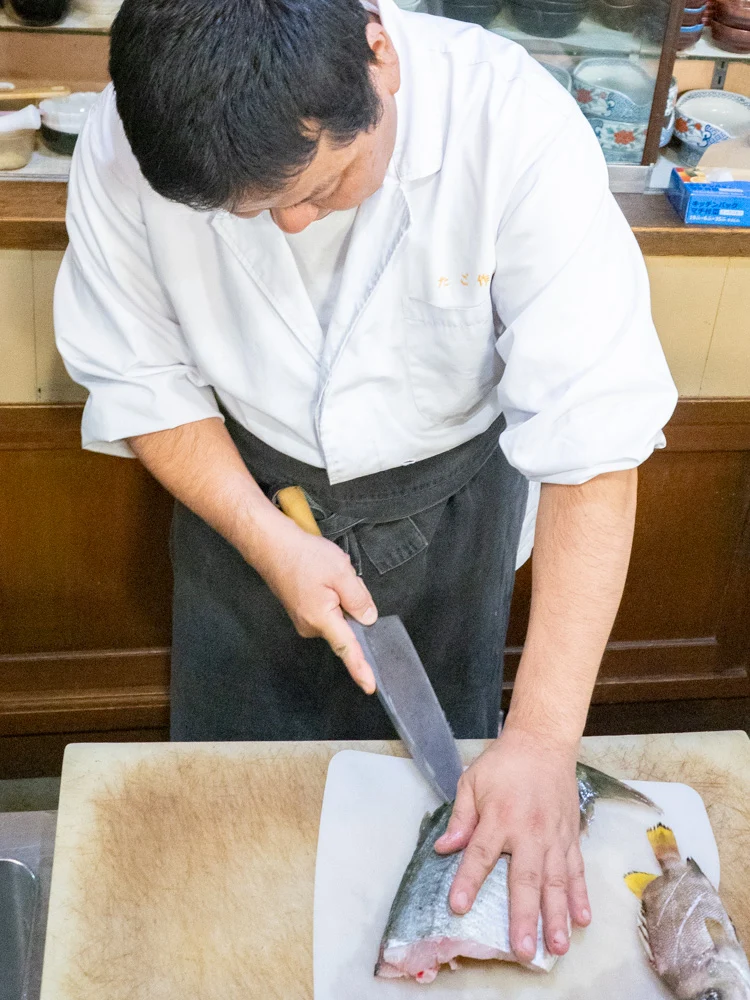 たご作:大将の千地岩 昌 さん