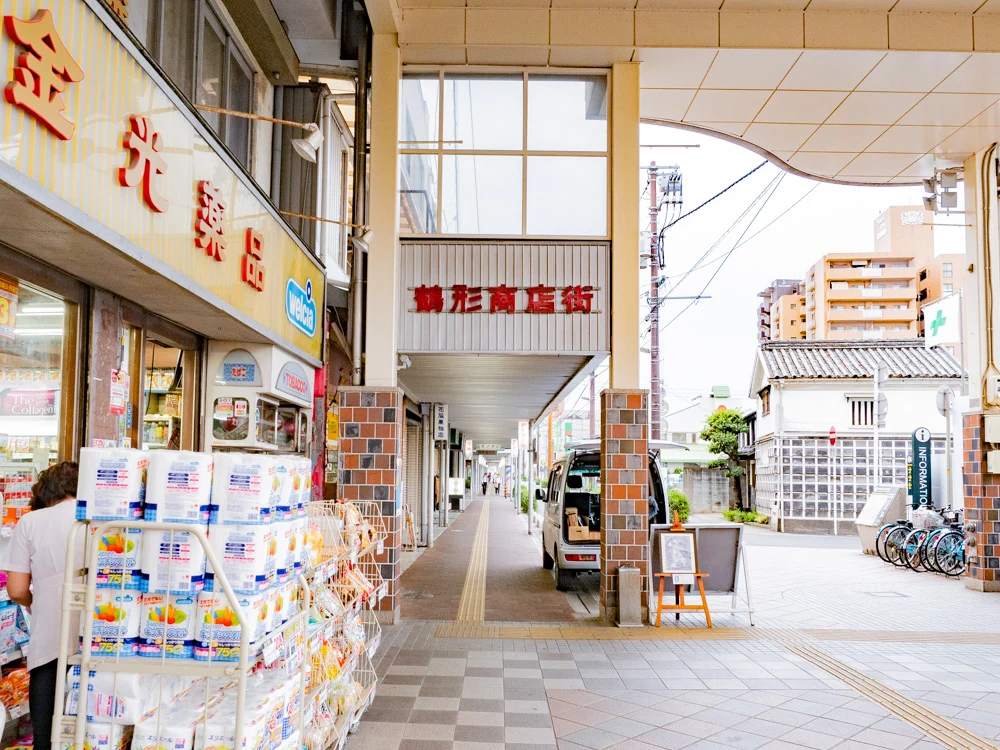 たご作への行き方：ビオス倉敷(倉敷センター街)から鶴形商店街へ