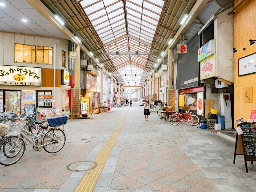 たご作への行き方：ビオス倉敷(倉敷センター街) ふるいち前
